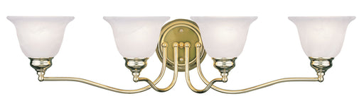 Livex Lighting - 1354-02 - Four Light Bath Vanity - Essex - Polished Brass