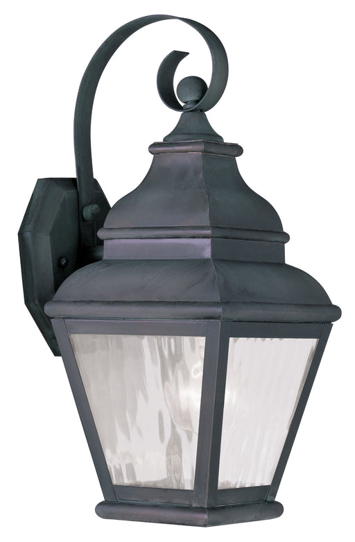 Livex Lighting - 2601-61 - One Light Outdoor Wall Lantern - Exeter - Charcoal