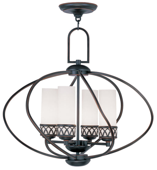 Livex Lighting - 4724-67 - Four Light Chandelier - Westfield - Olde Bronze