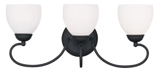 Livex Lighting - 4753-04 - Three Light Bath Vanity - Brookside - Black