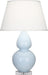 Robert Abbey - A676X - One Light Table Lamp - Double Gourd - Baby Blue Glazed Ceramic w/ Lucite Base