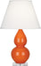 Robert Abbey - A695X - One Light Accent Lamp - Small Double Gourd - Pumpkin Glazed Ceramic w/ Lucite Base
