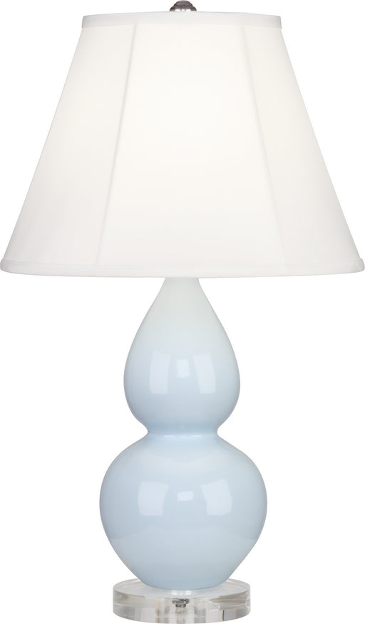 Robert Abbey - A696 - One Light Accent Lamp - Small Double Gourd - Baby Blue Glazed Ceramic w/ Lucite Base