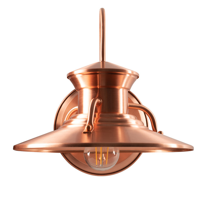 One Light Wall Mount from the Large Budapest Wall collection in Copper finish