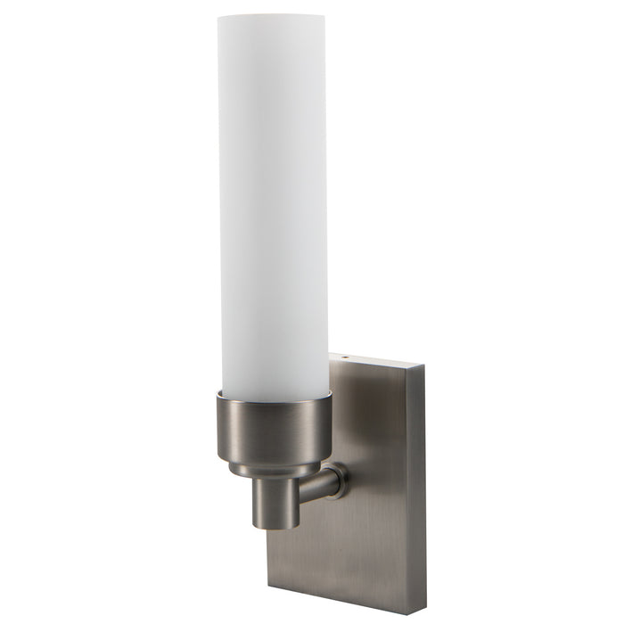 One Light Wall Sconce from the Alex Sconce collection in Brush Nickel finish
