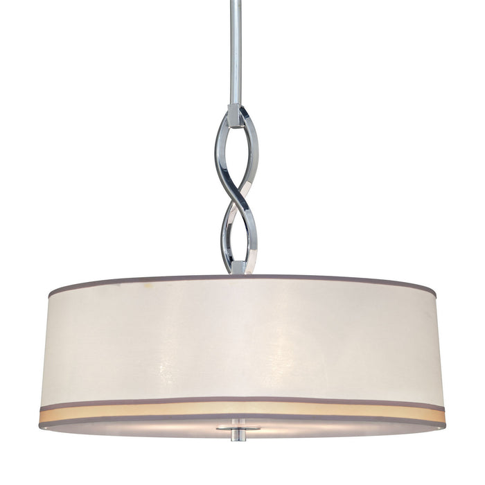 Forte - 7032-03-05 - Three Light Pendant - Chrome