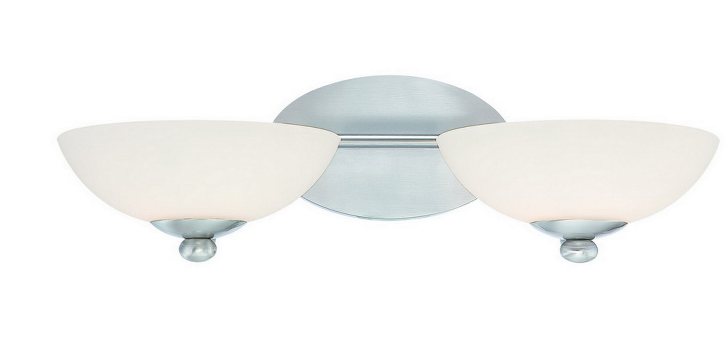 Dolan Designs - 3902-09 - Two Light Bath - Rainier - Satin Nickel