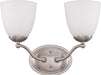Nuvo Lighting - 60-5032 - Two Light Vanity - Patton - Brushed Nickel