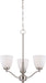 Nuvo Lighting - 60-5036 - Three Light Chandelier - Patton - Brushed Nickel
