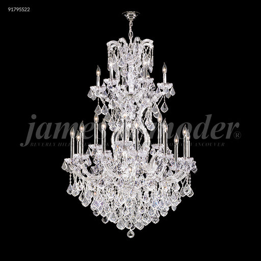 James R. Moder - 91795S22 - 25 Light Chandelier - Maria Theresa Grand - Silver