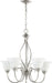 Quorum - 6010-5-64 - Five Light Chandelier - Spencer - Classic Nickel