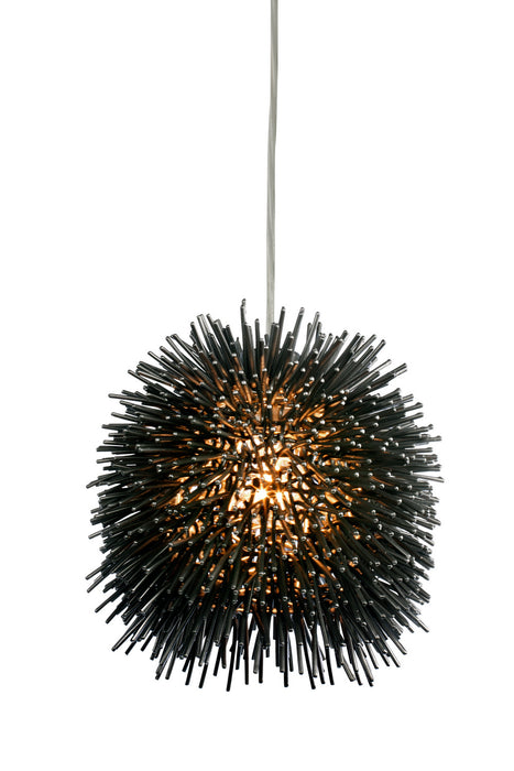 One Light Mini Pendant from the Urchin collection in Black finish