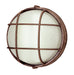 Trans Globe Imports - 41515 RT - One Light Bulkhead - Aria - Rust