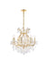 Elegant Lighting - 2800D26G/RC - Nine Light Chandelier - Maria Theresa - Gold