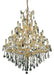 Elegant Lighting - 2801D38G/RC - 28 Light Chandelier - Maria Theresa - Gold