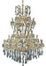 Elegant Lighting - 2801G54G/RC - 61 Light Chandelier - Maria Theresa - Gold