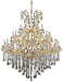 Elegant Lighting - 2801G60G/RC - 49 Light Chandelier - Maria Theresa - Gold