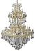 Elegant Lighting - 2801G96G/RC - 85 Light Chandelier - Maria Theresa - Gold