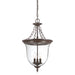Acclaim Lighting - 9316ABZ - Three Light Outdoor Hanging Lantern - Belle - Architectural Bronze