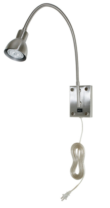 Cal Lighting - BO-119-BS - One Light Wall Lamp - Led Gooseneck - Brushed Steel