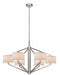 Dolan Designs - 1882-09 - Six Light Chandelier - Monaco - Satin Nickel