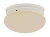 Trans Globe Imports - 3618 WH - One Light Flushmount - Dash - White