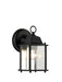Trans Globe Imports - 40455 BK - One Light Wall Lantern - Patrician - Black
