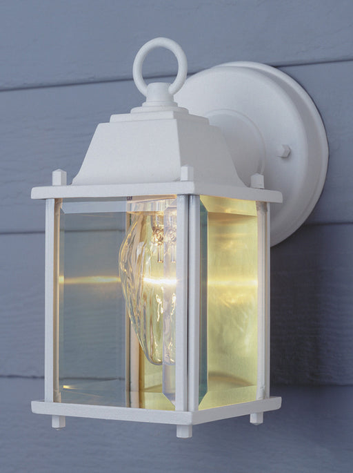 Trans Globe Imports - 40455 WH - One Light Wall Lantern - Patrician - White