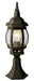 Trans Globe Imports - 4070 BC - One Light Postmount Lantern - Francisco - Black Copper