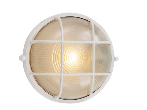 Trans Globe Imports - 41505 WH - One Light Bulkhead - Aria - White