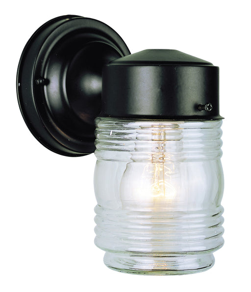 Trans Globe Imports - 4900 BK - One Light Wall Lantern - Quinn - Black