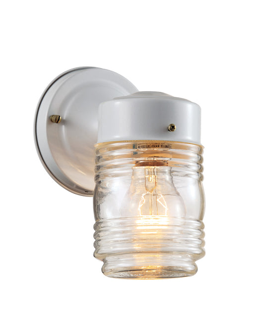 Trans Globe Imports - 4900 WH - One Light Wall Lantern - Quinn - White