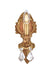 Elegant Lighting - 9601W5FG/RC - One Light Wall Sconce - Monarch - French Gold