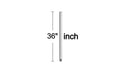 Monte Carlo - DR36PN - Downrod - Downrod - Polished Nickel