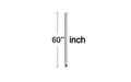 Monte Carlo - DR60PN - Downrod - Downrod - Polished Nickel