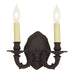 JVI Designs - 224-08 - Two Light Wall Sconce - Traditional Brass - Oil Rubbed Bronze