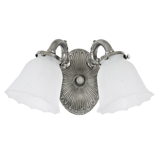 JVI Designs - 832-17 - Two Light Wall Sconce - Traditional Brass - Pewter