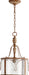 Quorum - 3506-94 - One Light Pendant - Salento - French Umber