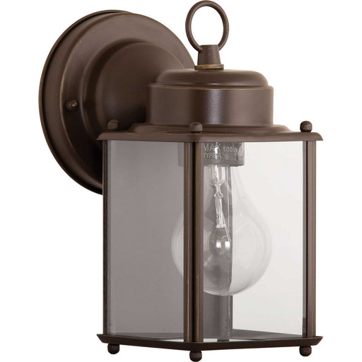 Progress Lighting - P5607-20 - One Light Wall Lantern - Flat Glass Lantern - Antique Bronze