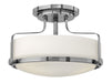 Hinkley - 3641CM - Three Light Semi-Flush Mount - Harper - Chrome
