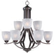 Maxim - 11226FTOI - Nine Light Chandelier - Axis - Oil Rubbed Bronze