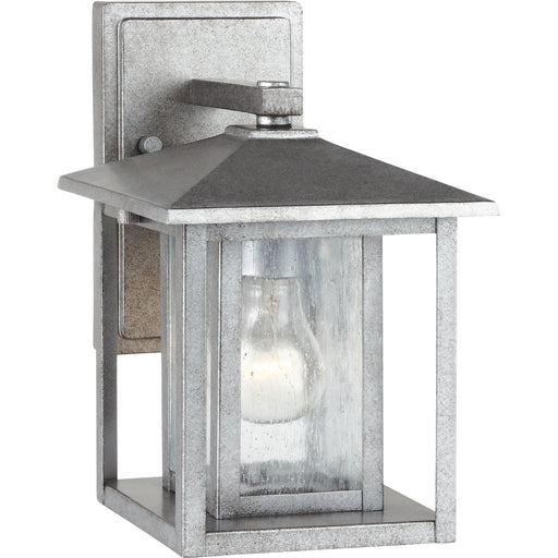 Generation Lighting - 88025-57 - One Light Outdoor Wall Lantern - HUNNINGTON - Weathered Pewter