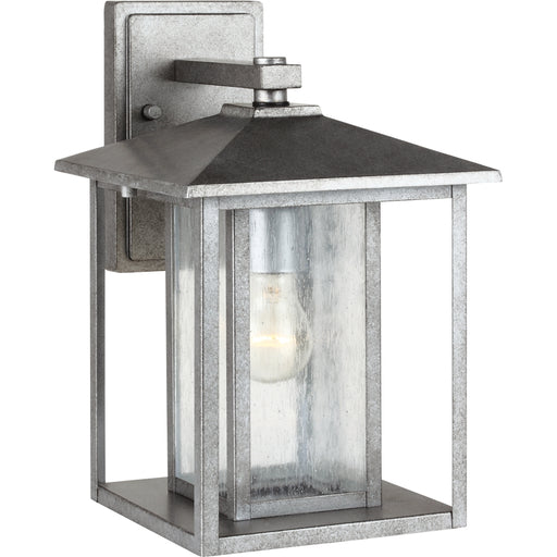 Generation Lighting - 88027-57 - One Light Outdoor Wall Lantern - HUNNINGTON - Weathered Pewter