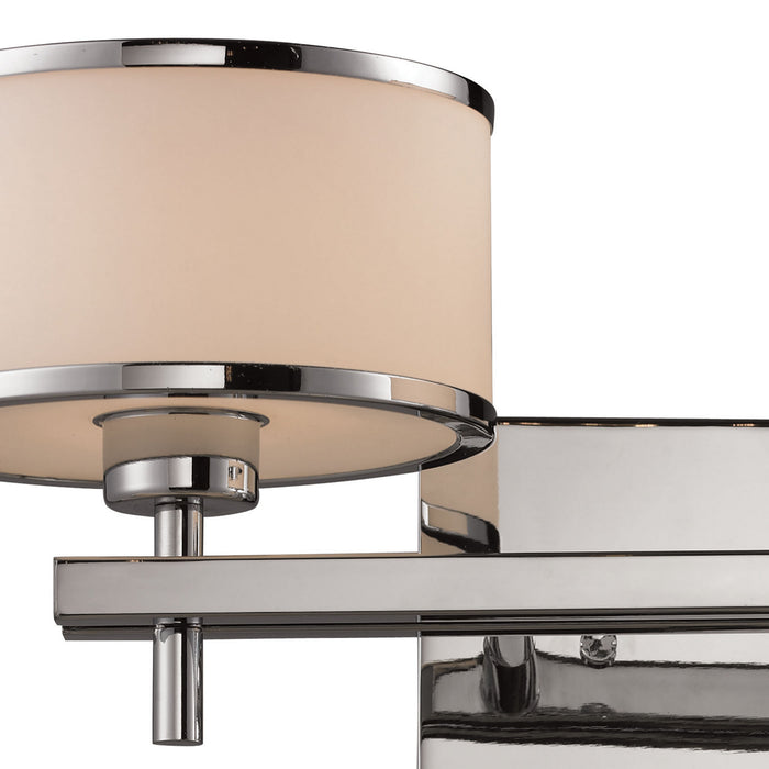 Two Light Vanity Lamp from the Utica collection in Polished Chrome finish