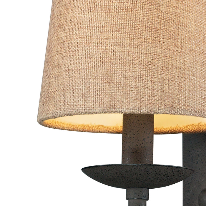 One Light Wall Sconce from the Early American collection in Vintage Rust finish