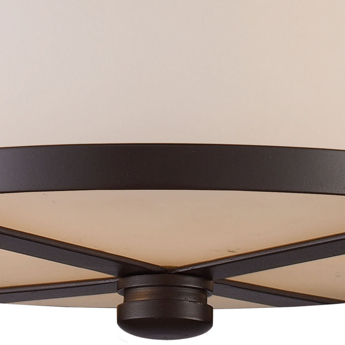 LED Flush Mount from the Flushmounts collection in Oiled Bronze finish