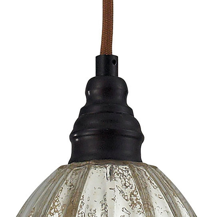 One Light Mini Pendant from the Danica collection in Oiled Bronze finish