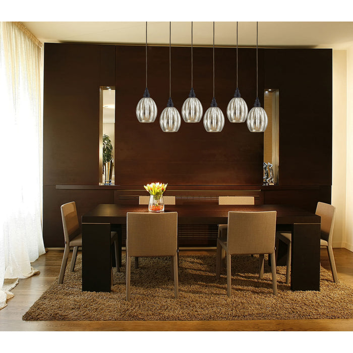 One Light Mini Pendant from the Danica collection in Oiled Bronze finish