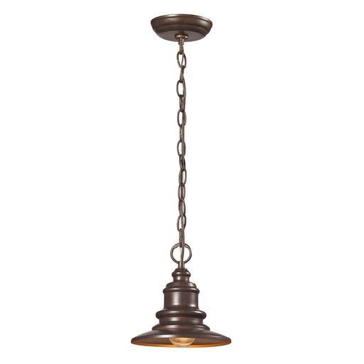 ELK Home - 47011/1 - One Light Outdoor Hanging Lantern - Marina - Hazelnut Bronze