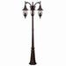 Acclaim Lighting - 3409ABZ - Three Head Surface Mount Post Combination - Del Rio - Architectural Bronze